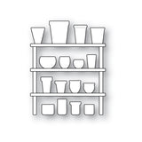 2617 Corner Shoppe Flower Pot Shelves craft die