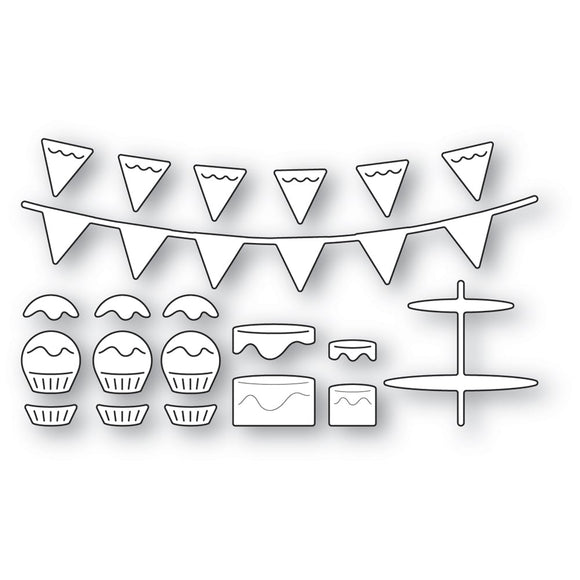 2618 Corner Shoppe Birthday Treats craft die