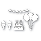 2620 Corner Shoppe Birthday Celebrations craft die