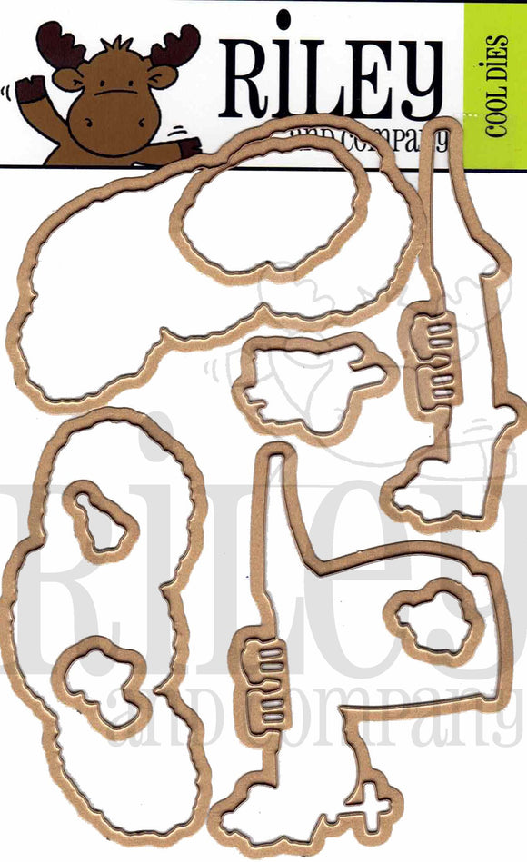 VLD2453 Broccoli Bungalow Die Set