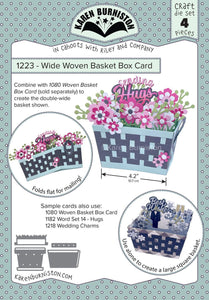 1223 Wide Woven Basket Card