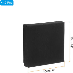 4" x 4" Black Canvas Frames (Set of 2)