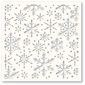 88627 Falling Snowflakes Stencil