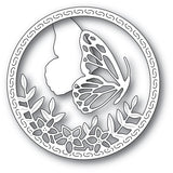 94232 Side Butterfly Circle craft die