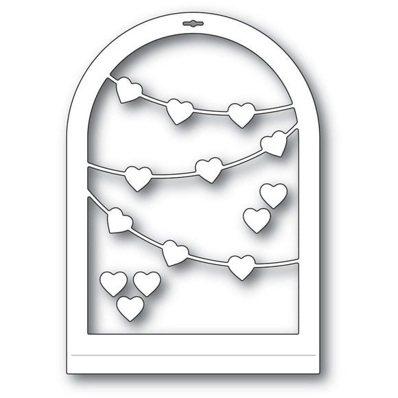 94558 Heart Streamer Globe craft die