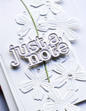94663 Just a Note Daily Script craft die