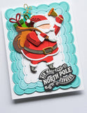 94737 Layered Festive Santa craft die