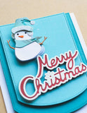 94746 Layered Friendly Snowman craft die