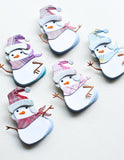 94746 Layered Friendly Snowman craft die