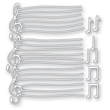 94809 Wavy Sheet Music craft die