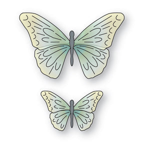 94836 Silver Moon Butterflies Die