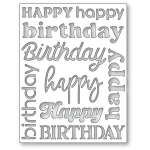 94857 Happy Birthday Background Plate