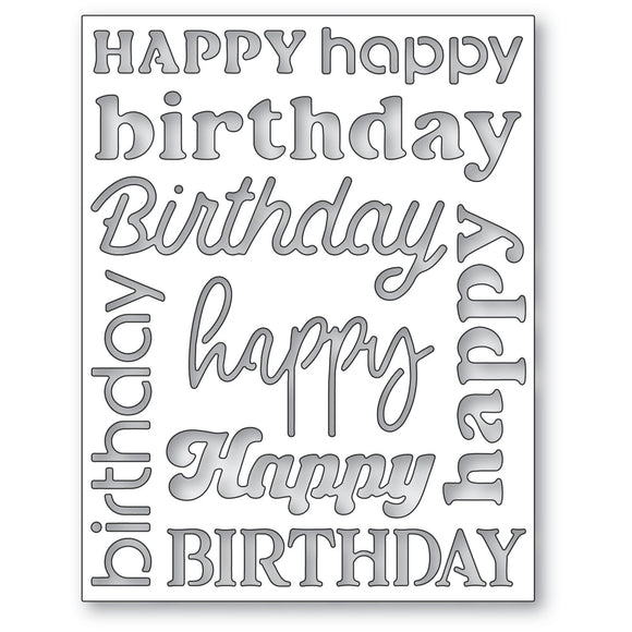 94857 Happy Birthday Background Plate
