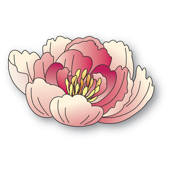 94878 Elegant Peony Blossom craft die