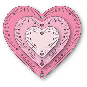 94882 Cherish Hearts craft die