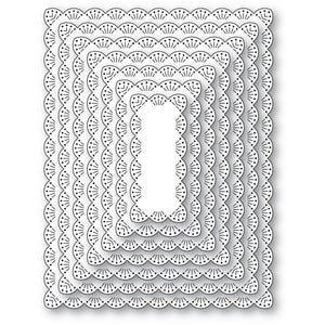 94907 Fan Stitch Scalloped Frames