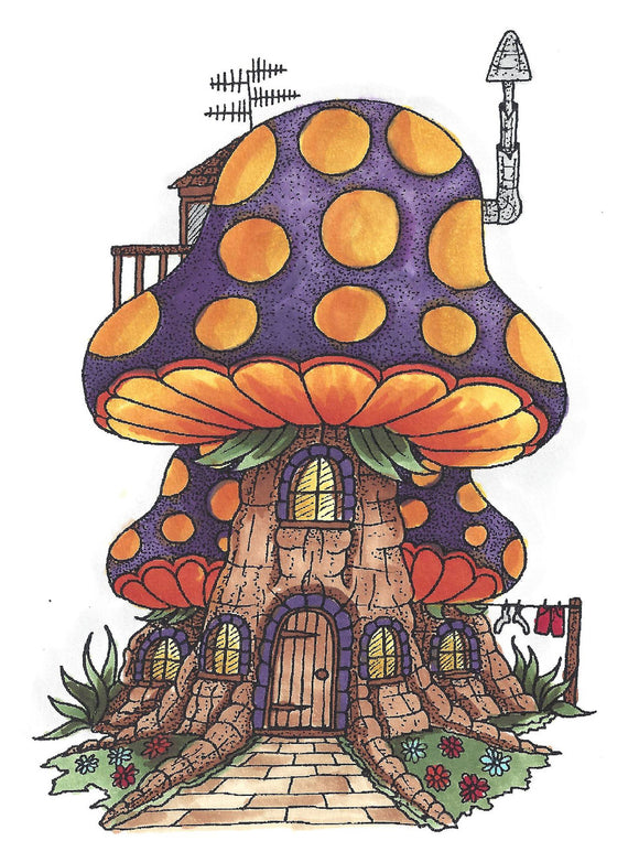 ML-2414 Polkadot House 2 Stamp Set