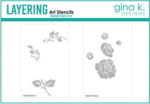 Radiant Rose Layered Stencil
