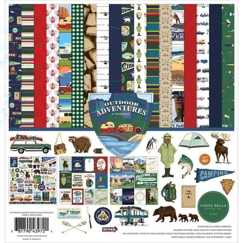 Outdoor Adventure 12x12 Paper Collection