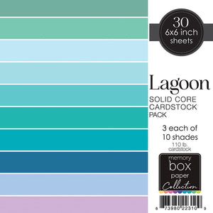 SP1010 Memory Box Lagoon 6x6 Paper Pack
