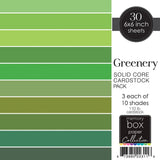SP1011 Memory Box Greenery 6x6 Paper Pack