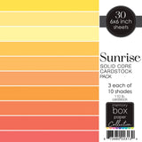 SP1013 Memory Box Sunrise 6x6 Paper Pack