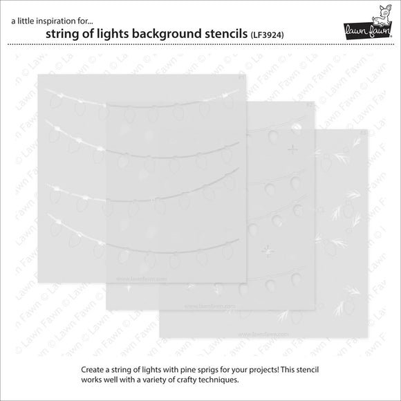 LF3924 String of Lights Stencil
