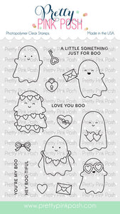 Valentine Ghost Friends Clear Stamp Set