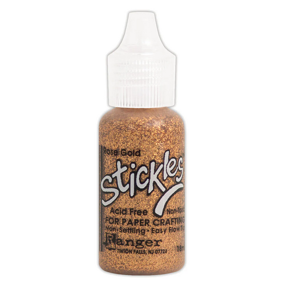 Rose Gold Glitter Glue Stickles