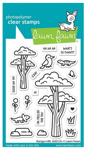 LF3346 Kanga-rrific Add-On Clear Stamp Set