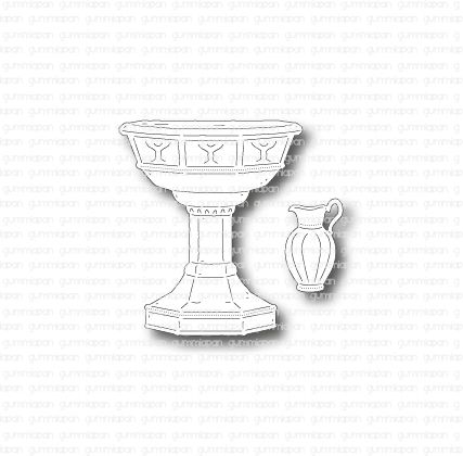 D230425 Baptismal font and jug