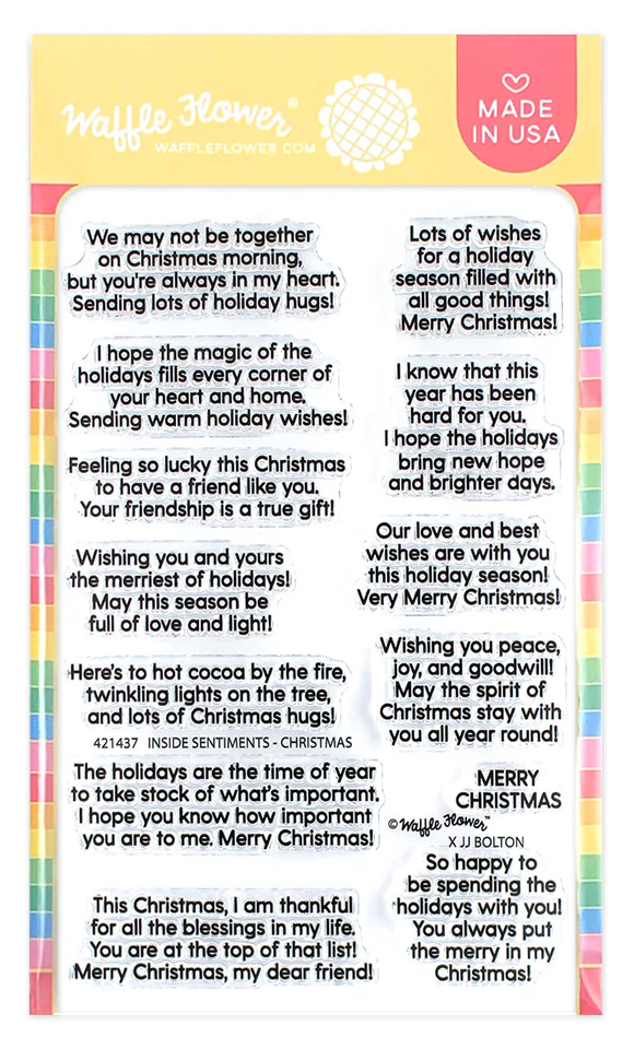 Inside Sentiments Christmas Stamp Set