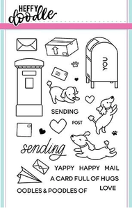 Heffy Doodle Yappy Happy Mail Stamps