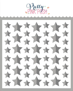 Half Stars Stencils