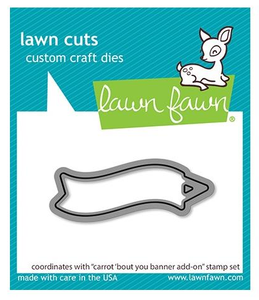 LF3352 Carrot 'bout You Banner Add-On Coordinating Die