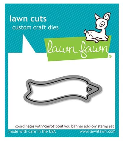 LF3352 Carrot 'bout You Banner Add-On Coordinating Die