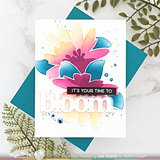 Painted Flower Stencil