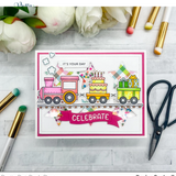 Birthday Train Stamp Set