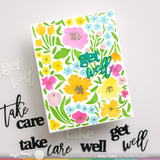 Wild Flowers Stencil