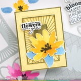 Painted Flower Stencil