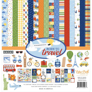 Born to Travel 12x12" Paper Collection