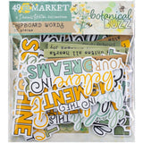 Botanical Buzz Chipboard Words