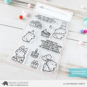 Capybara Party Clear Stamp Set