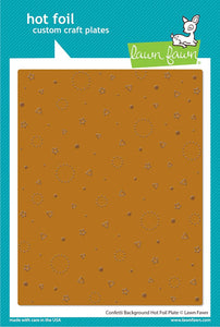 LF3188 Confetti Background Hot Foil Plate