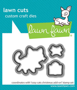 LF3900 Cozy Cats Christmas Add-On Die