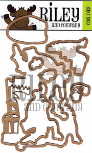 VLD2454 Eggplant Ranch Die Set