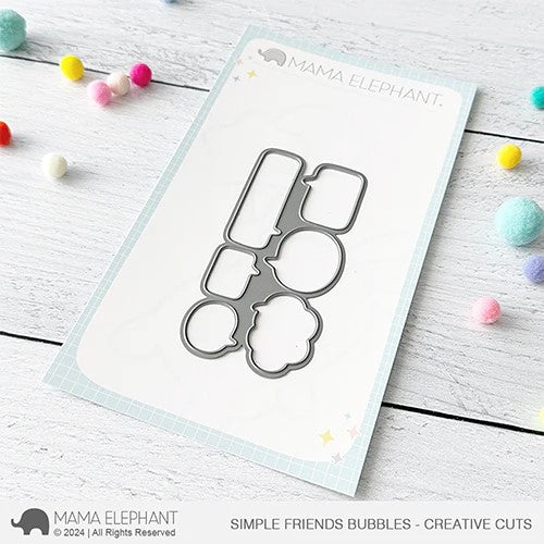 Mama Elephant Simple Friends Bubbles Creative Cuts
