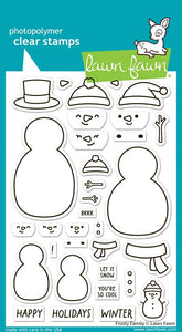LF3504 Frosty Family Stamp Set