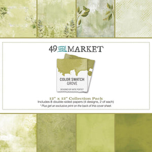 Color Swatch - Grove 12 x 12" Paper Pack