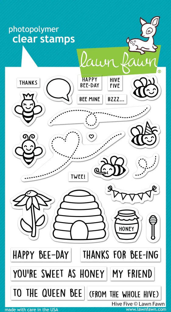 LF2927 Hive Five Stamp Set